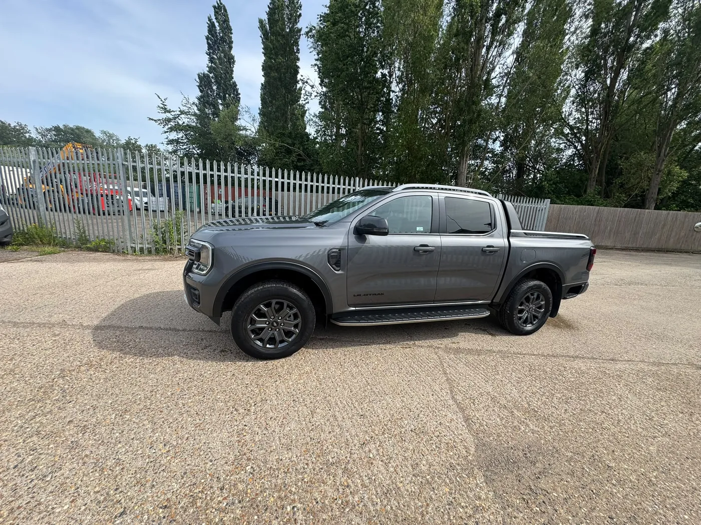 Grey Ford Ranger pickup recently purchased by European Commercials