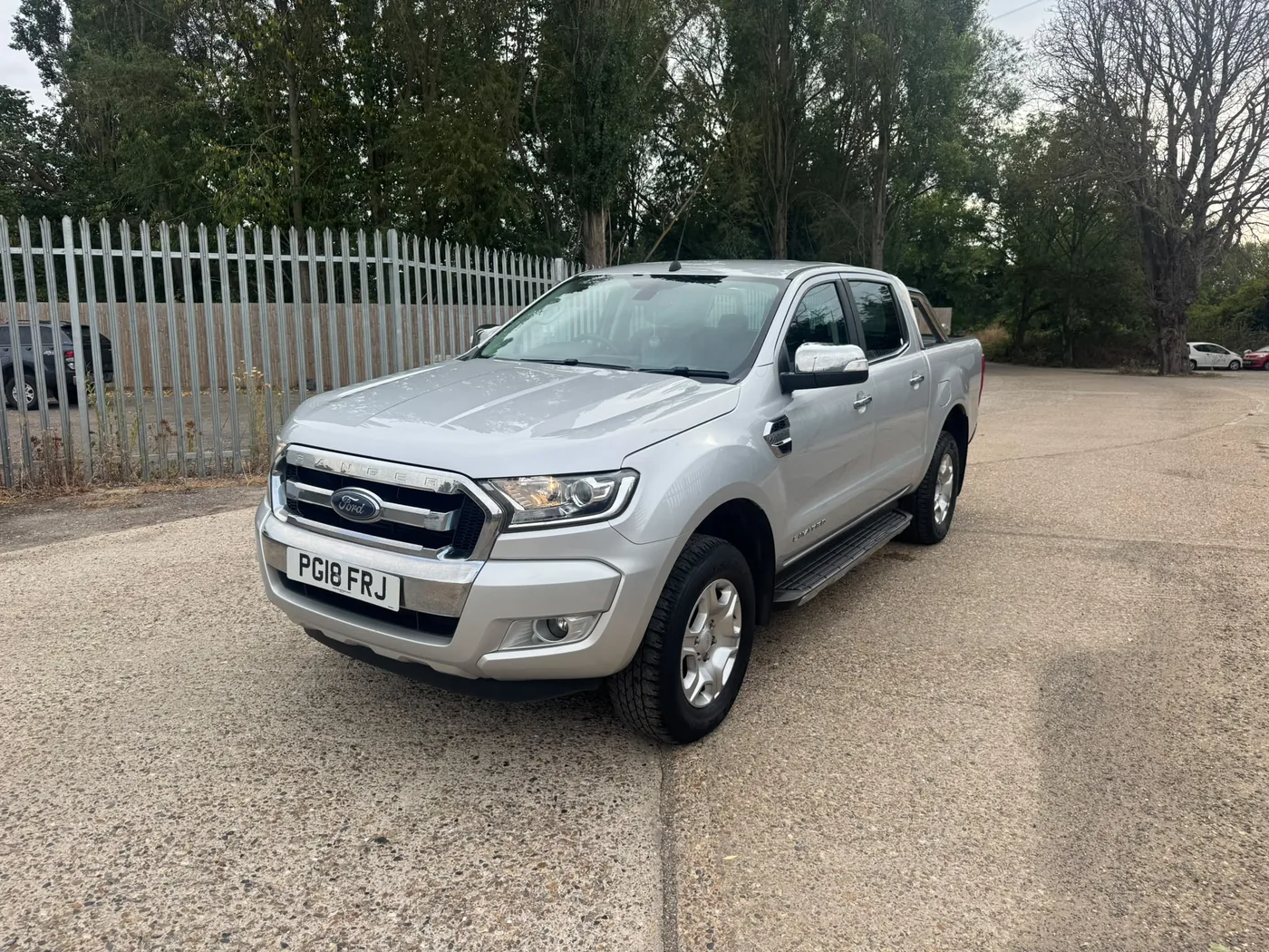 Silver Ford Ranger pickup recently purchased by European Commercials