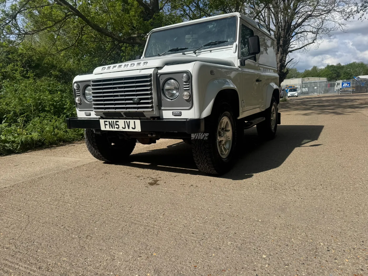 Land Rover Defender recently purchased by European Commercials