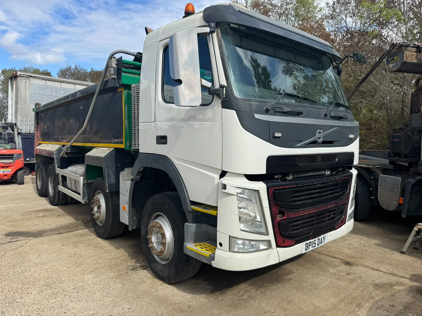 Volvo tipper truck recently purchased by European Commercials